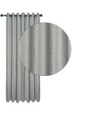 DAS HOME ΚΟΥΡΤΙΝΑ ΜΕ ΚΡΙΚΟΥΣ 140Χ270 2252 ΓΚΡΙ