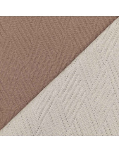 Borea: Κουβερλί Υπέρδιπλο, Diamond, Εκρού-Καφέ