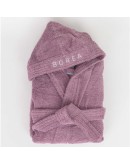 Borea: Μπουρνούζι Εφηβικό Με Κουκούλα, Teenager, Μωβ