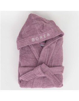 Borea: Μπουρνούζι Εφηβικό Με Κουκούλα, Teenager, Μωβ