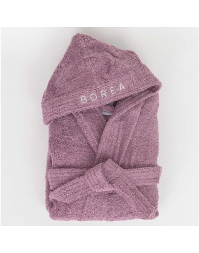 Borea: Μπουρνούζι Εφηβικό Με Κουκούλα, Teenager, Μωβ