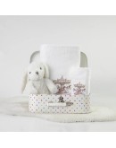 Borea: Σετ πετσέτες 2 τεμαχίων, Carousel Λευκό-Ροζ