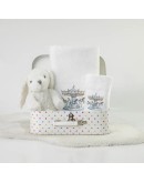 Borea: Σετ πετσέτες 2 τεμαχίων, Carousel Λευκό-Σιέλ