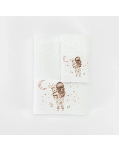 Borea: Σετ πετσέτες 2 τεμαχίων, Goodnight Ροζέ