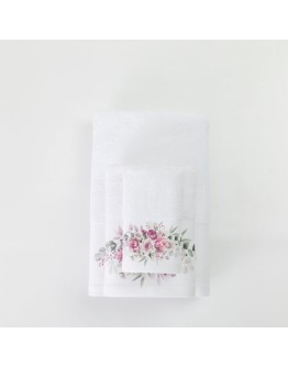 Borea: Σετ Πετσέτες 2 τεμαχίων, Agnes, Λευκό