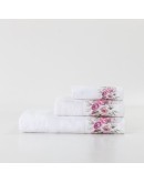 Borea: Σετ Πετσέτες 2 τεμαχίων, Agnes, Λευκό