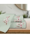 Borea: Σετ Πετσέτες 3 τεμαχίων, Cherry Blossom, Φυστικί