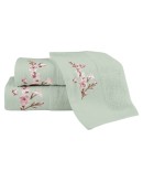 Borea: Σετ Πετσέτες 3 τεμαχίων, Cherry Blossom, Φυστικί
