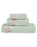 Borea: Σετ Πετσέτες 3 τεμαχίων, Cherry Blossom, Φυστικί