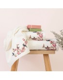 Borea: Σετ Πετσέτες 3 τεμαχίων, Fuji, Εκρού