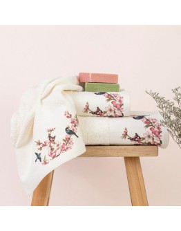 Borea: Σετ Πετσέτες 2 τεμαχίων, Fuji, Εκρού