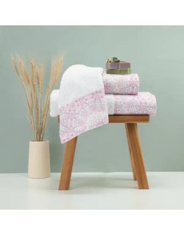 Borea: Σετ Πετσέτες 3 τεμαχίων, Μάνταλα, Λευκό