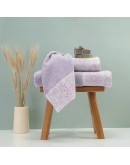 Borea: Σετ Πετσέτες 3 τεμαχίων, Μάνταλα, Λιλά