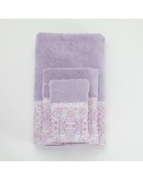 Borea: Σετ Πετσέτες 3 τεμαχίων, Μάνταλα, Λιλά