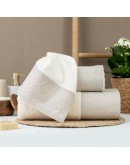 Borea: Σετ Πετσέτες 3 τεμαχίων, Pois, Εκρού