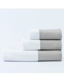 Borea: Σετ Πετσέτες 3 τεμαχίων, Pois, Λευκό