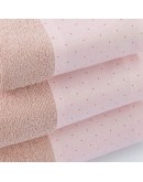 Borea: Σετ Πετσέτες 3 τεμαχίων, Pois, Πούδρα