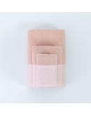 Borea: Σετ Πετσέτες 3 τεμαχίων, Pois, Πούδρα