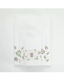 Borea: Σετ Πετσέτες 3 τεμαχίων, Wildrose, Λευκό