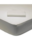 Das Home: Σεντόνι με λάστιχο μονό, Ice Grey 1020