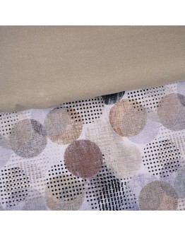 Das Home: Σετ σεντόνια ημίδιπλα με λάστιχο, Casual 5426