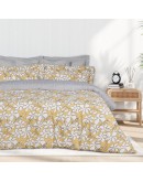 Das Home: Σετ σεντόνια υπέρδιπλα με λάστιχο, Casual, σχ.5432