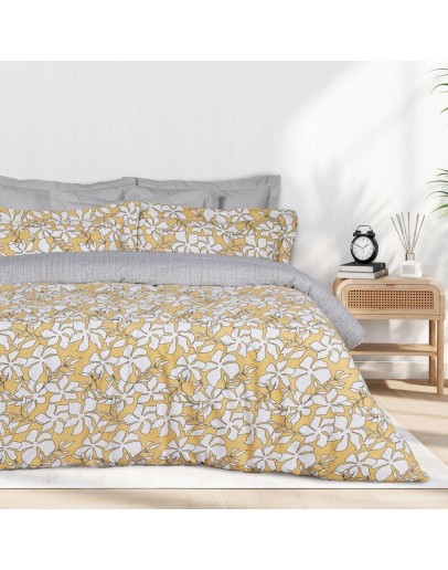 Das Home: Σετ σεντόνια υπέρδιπλα με λάστιχο, Casual, σχ.5432