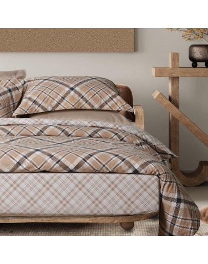 Das Home: Σετ σεντόνια υπέρδιπλα με λάστιχο, Casual 5435 Das Home: Σετ σεντόνια υπέρδιπλα με λάστιχο, Casual 5435