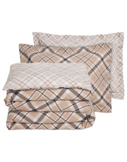 Das Home: Σετ σεντόνια υπέρδιπλα με λάστιχο, Casual 5435