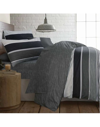 Espree: Σετ σεντόνια Υπέρδιπλα Grego Grey, 4 τεμαχίων Espree: Σετ σεντόνια Υπέρδιπλα Grego Grey, 4 τεμαχίων