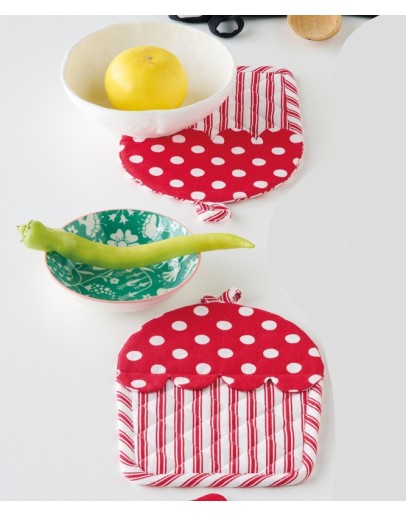 KENTIA: Σετ 2 πιάστρες, Cupcake