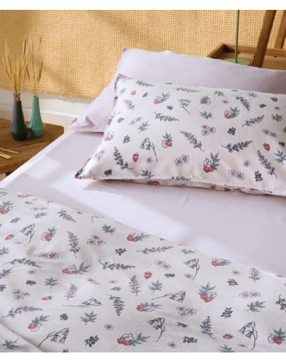 KENTIA: Σετ σεντόνια υπέρδιπλα λάστιχο, Frutilla 14