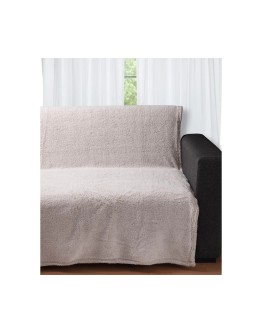 Silk Fashion: Διακοσμητικό fleece ριχτάρι 032B, beige