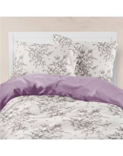 Borea: Σετ σεντόνια υπέρδιπλα, Cherry Blossom μωβ