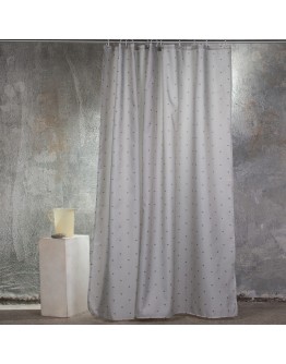 Melinen: Κουρτίνα μπάνιου, Dots Silver