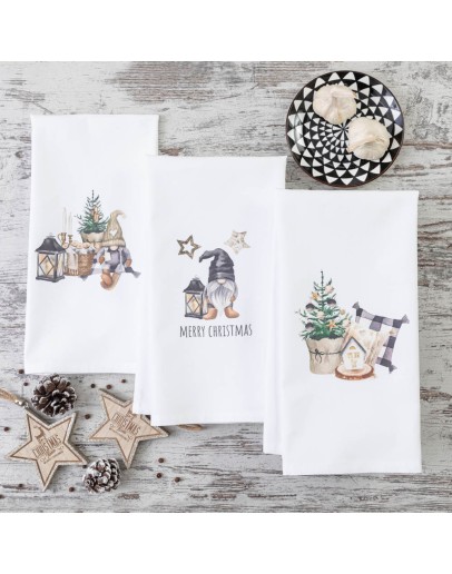 Borea: Σετ ποτηρόπανα 3 τεμ., Gnome