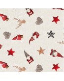 Borea: Τραπεζομάντηλο Χριστουγεννιάτικο 140Χ180  εκ. Νάνοι
