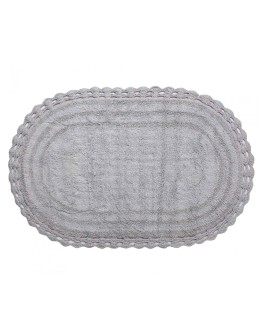 Silk Fashion: Πατάκι Oval, Γκρί