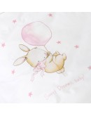 Borea: Παπλωματοθήκη κούνιας, Sweet Dreams Baby, ροζ