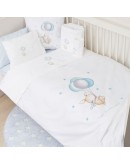 Borea: Παπλωματοθήκη κούνιας, Sweet Dreams Baby, σιέλ