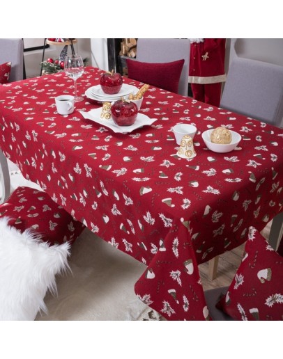Teoran: Xmas τραπεζομάντηλο 135Χ180, Saxen 10