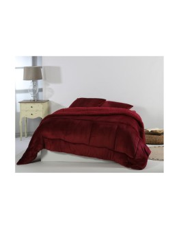 Silk Fashion Κουβερτοπάπλωμα  Solid, King Size, Burgundy