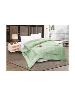 Silk Fashion Κουβερτοπάπλωμα  Solid, King Size, Light Green