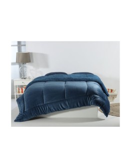 Silk Fashion Κουβερτοπάπλωμα  Solid, King Size, Navy