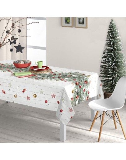 Borea: Τραπεζομάντηλο Χριστουγεννιάτικο 140Χ180  εκ. Joy