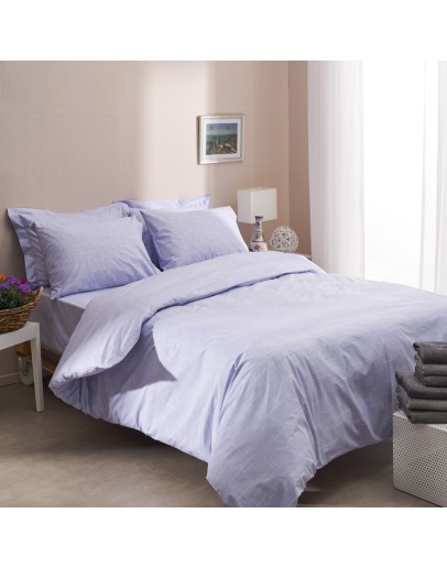 Salonica: Σετ σεντόνια υπέρδιπλα με λάστιχο, Κουκκίδες λιλά