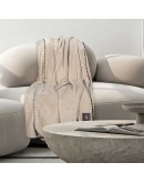 GREENWICH POLO CLUB ΚΟΥΒΕΡΤΑ ΚΑΝΑΠΕ FLEECE 130Χ170 ESSENTIAL 4438 BEIGE