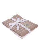 DAS HOME ΣΕΤ ΠΟΤΗΡΟΠΑΝΑ 2ΤΜΧ 30Χ50 0825 TAUPE, WHITE