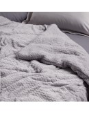 DAS HOME ΚΟΥΒΕΡΤΟΠΑΠΛΩΜΑ SHERPA ΥΠΕΡΔΙΠΛΟ 1368 GREY