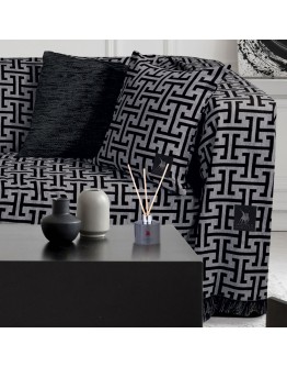 GREENWICH POLO CLUB ΡΙΧΤΑΡΙ 180Χ300 ESSENTIAL 3901 ΓΚΡΙ, ΜΑΥΡΟ